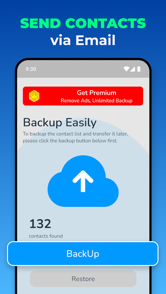 Recover Contacts & Backup - Image screenshot of android app