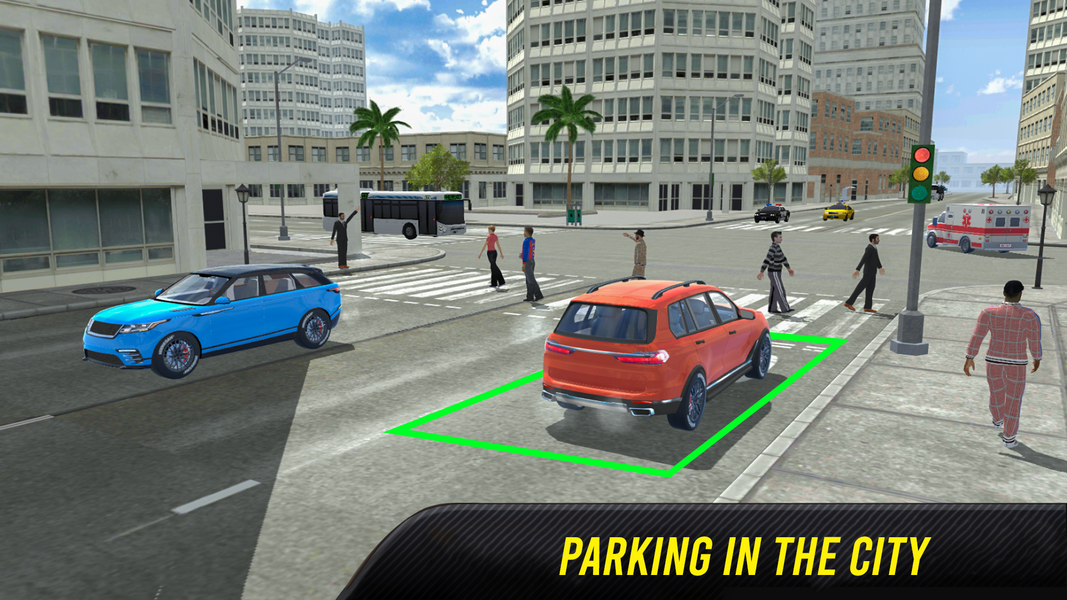 Car Driving & Parking Academy - Gameplay image of android game