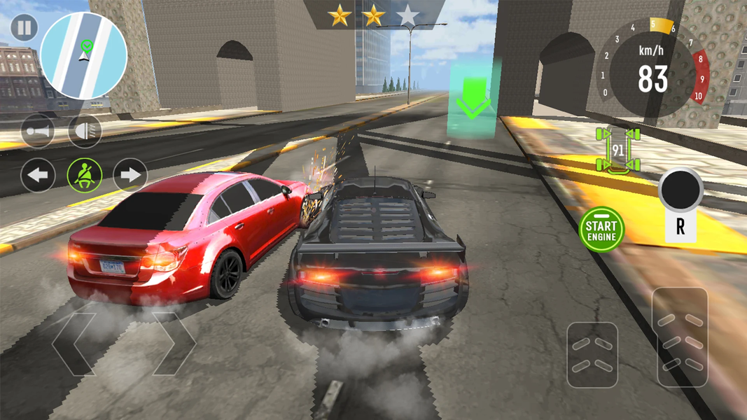 Driving School: Car Parking 3D - Gameplay image of android game