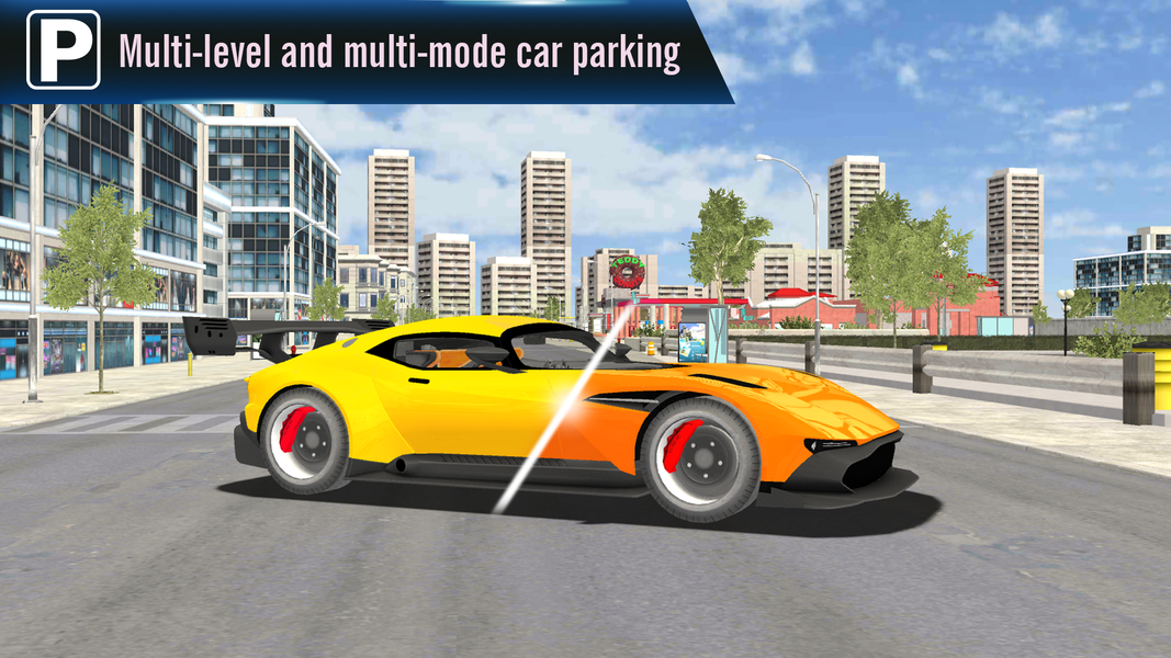 Real Car Driving: School Game - Gameplay image of android game