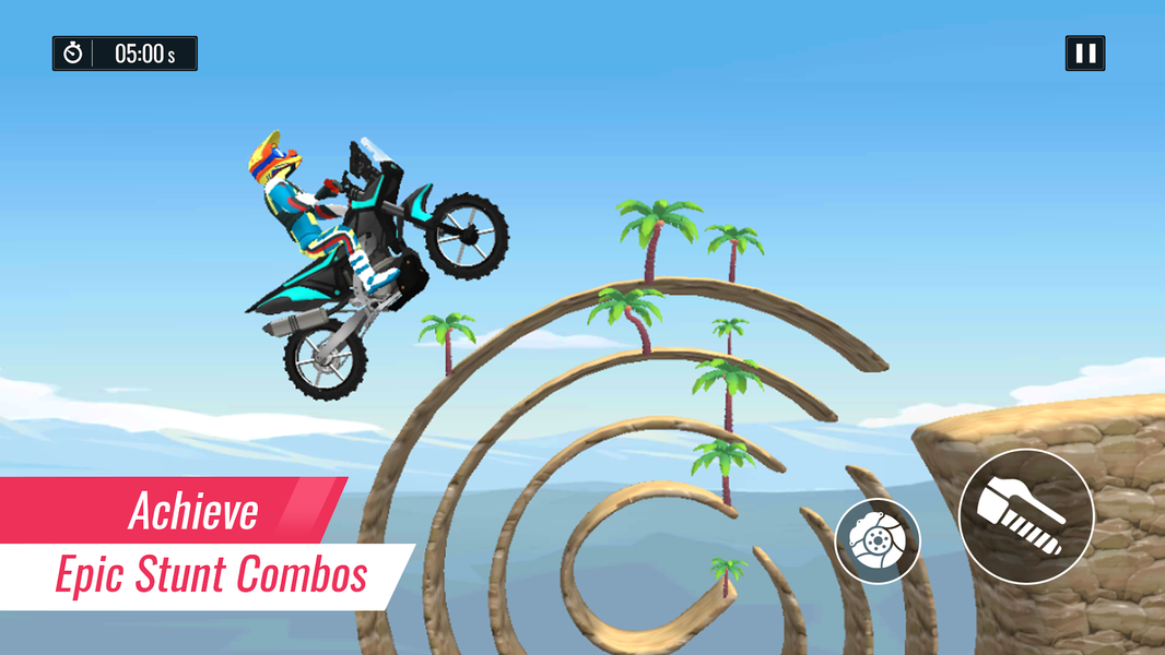 Moto Rider Bike Race Game - Gameplay image of android game