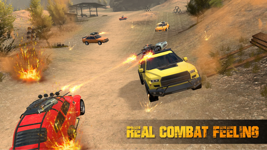 Car Survival: PvP War Shooter - Gameplay image of android game