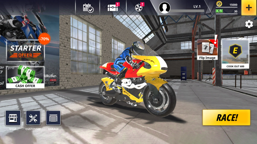 Real MotoGP, Bike Racing Game - عکس بازی موبایلی اندروید