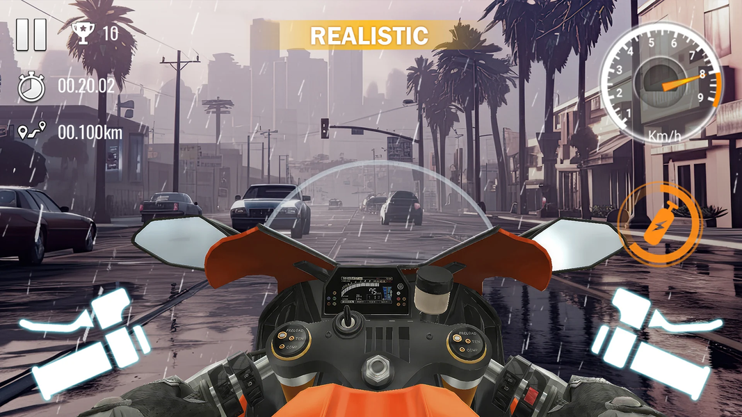 Traffic Bike City Driving - عکس بازی موبایلی اندروید