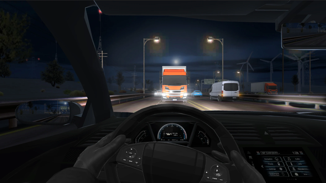 Traffic Driving Car Simulation - Gameplay image of android game