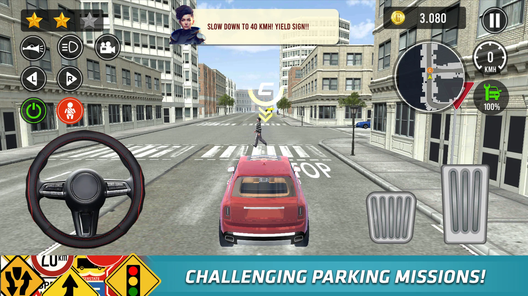 Real Car Driving Academy Game - Gameplay image of android game