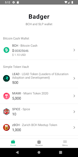 Badger Wallet - Image screenshot of android app