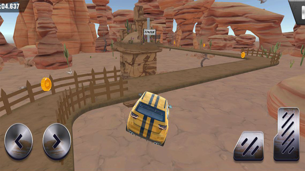 Car Race 3D: Mountain Climb - Gameplay image of android game