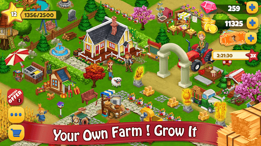 Farm Day Farming Offline Games - Gameplay image of android game