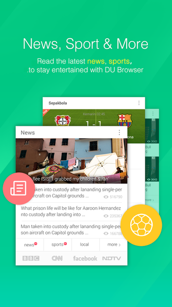 DU Browser - Image screenshot of android app