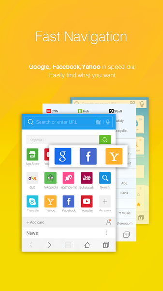 DU Browser - عکس برنامه موبایلی اندروید