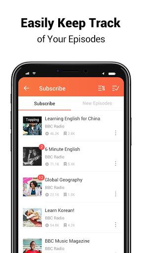Free Podcast Download Player - Audio Books & Music - عکس برنامه موبایلی اندروید