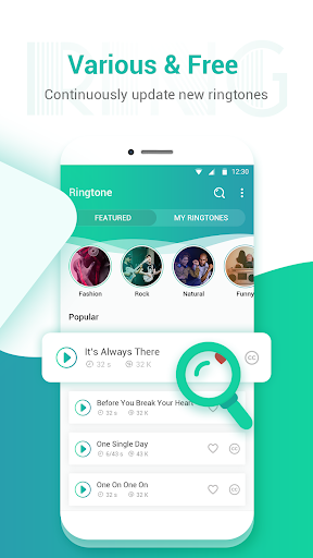 Free Ringtones Download - Image screenshot of android app