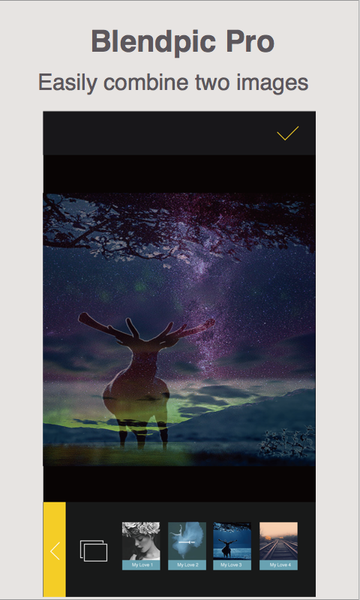BlendPic photo blend Pro - عکس برنامه موبایلی اندروید