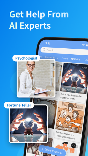 Hi.AI - Chat With AI Character - Image screenshot of android app