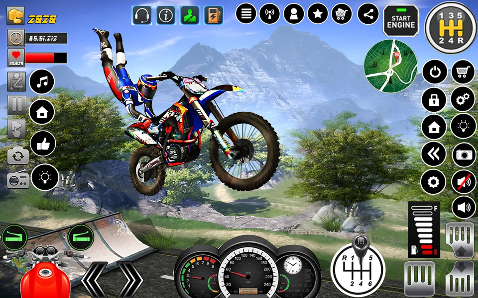 Bike Stunt Dirt Bike Games - Gameplay image of android game