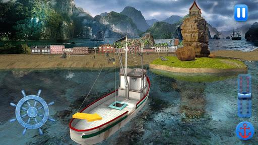 Fishing Boat Driving Simulator - عکس بازی موبایلی اندروید