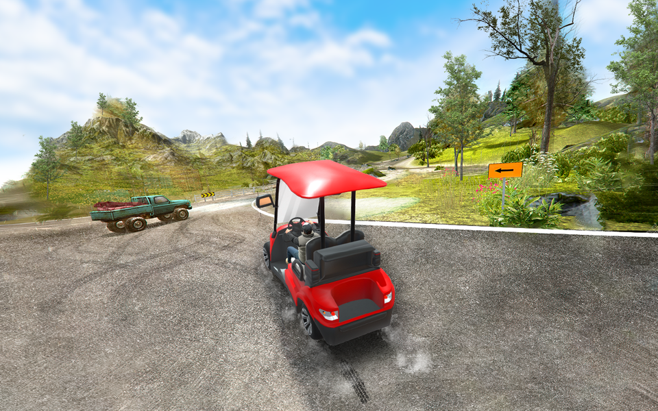 Golf Cart Sim Golf Racing Game - عکس بازی موبایلی اندروید