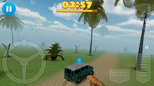 4x4 Tiger Chase - Gameplay image of android game