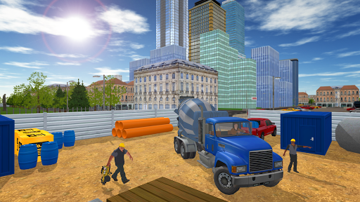 Construction Truck Transport - Gameplay image of android game