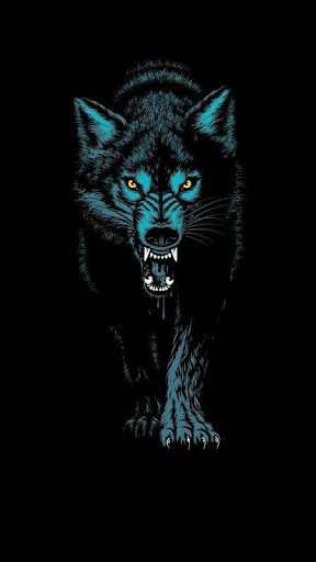 Dark blue : Dark Black Wolf, Evil Wolf Eyes HD phone wallpaper | Pxfuel