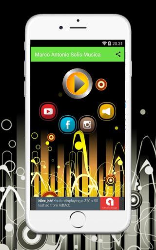 Marco Antonio Solis - Musica - Image screenshot of android app