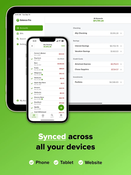 Balance Pro: Money & Budget - عکس برنامه موبایلی اندروید