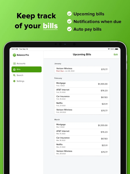Balance Pro: Money & Budget - عکس برنامه موبایلی اندروید
