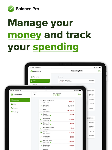 Balance Pro: Money & Budget - عکس برنامه موبایلی اندروید