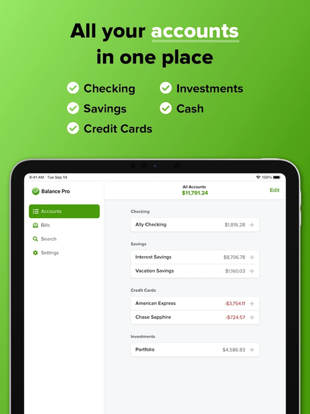 Balance Pro: Money & Budget - عکس برنامه موبایلی اندروید
