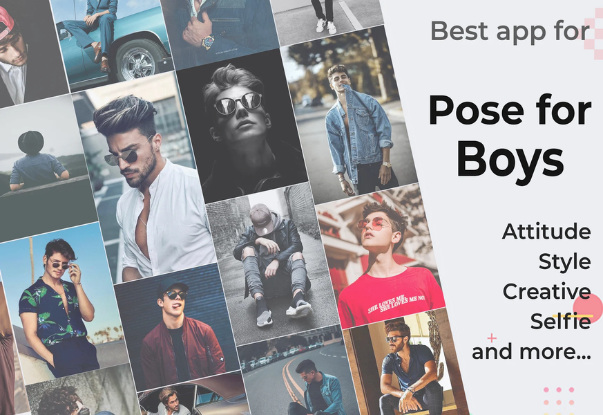 Pose for Boys Photography for Male Photos 2021 - Image screenshot of android app