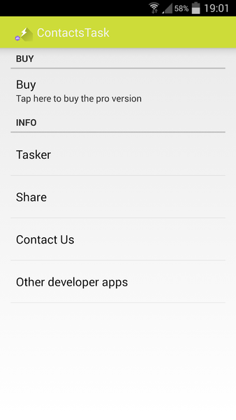 ContactsTask - Image screenshot of android app