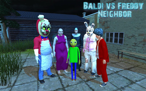 Branny Baldi Basics & Ice Scream Granny 3 Neighbor - عکس بازی موبایلی اندروید