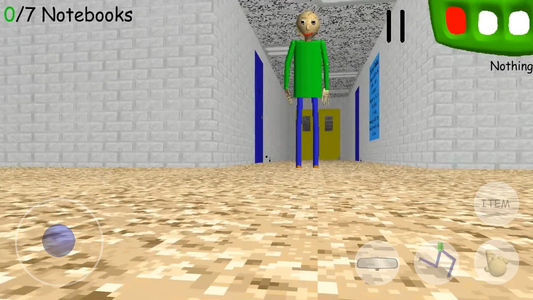 it's harder!  Baldi Goes Crazy (Part 1) [Baldi's Basics Mod