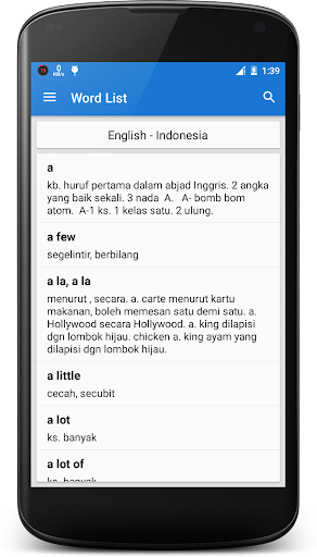 English Indonesian Translator - عکس برنامه موبایلی اندروید