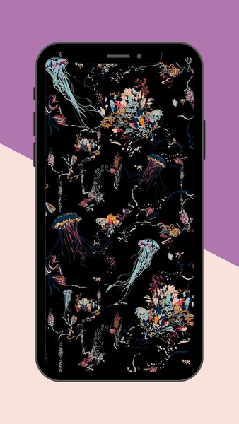 Black Aesthetic Wallpaper - Image screenshot of android app