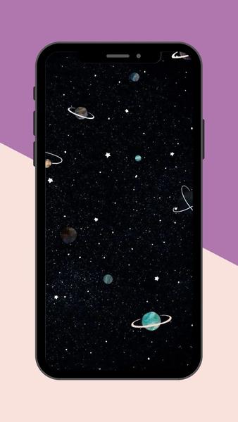 Black Aesthetic Wallpaper - Image screenshot of android app