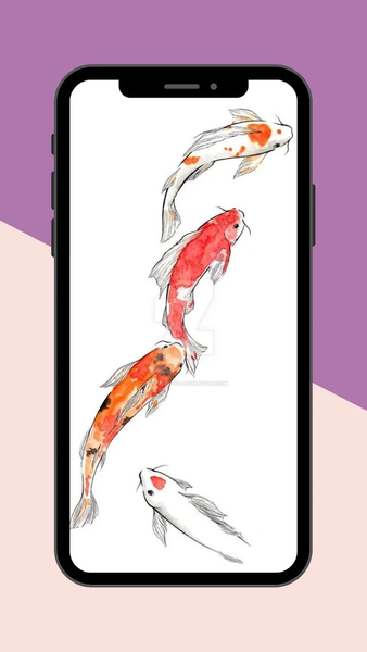Koi Fish Live Wallpaper - عکس برنامه موبایلی اندروید