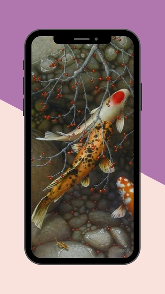 Koi Fish Live Wallpaper - عکس برنامه موبایلی اندروید