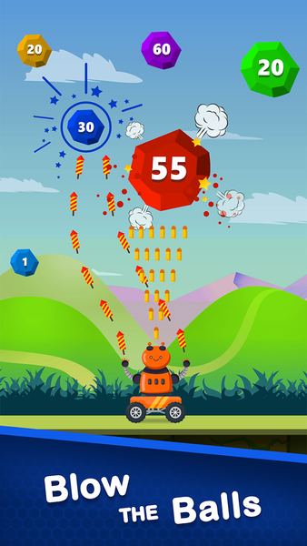 Balls Shooting - Ball Blast - Gameplay image of android game