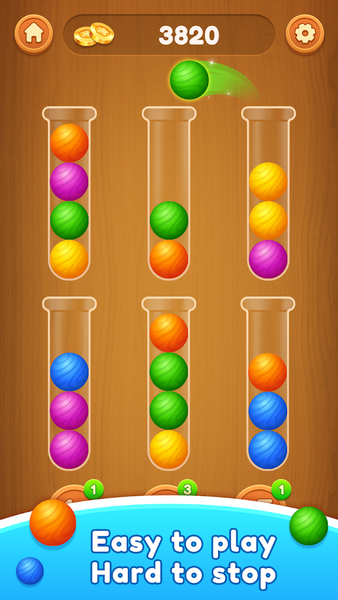 Color Sort: Ball Bubble Sort - Gameplay image of android game