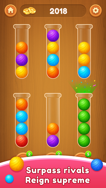 Color Sort: Ball Bubble Sort - Gameplay image of android game