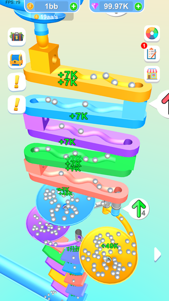 Ball Drop Dash - عکس بازی موبایلی اندروید