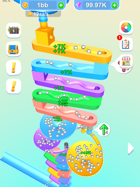 Ball Drop Dash - عکس بازی موبایلی اندروید