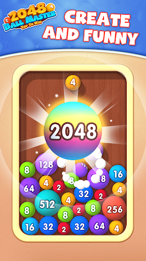 2048 Ball Master-Tap To Win - Gameplay image of android game