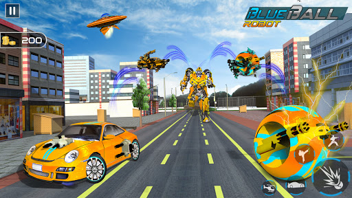 Robot Hero Police Car Transform Racing & Shooting Game: Kill