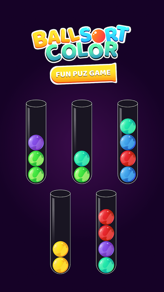 Ball Sort Color: Fun Puz Game - Gameplay image of android game