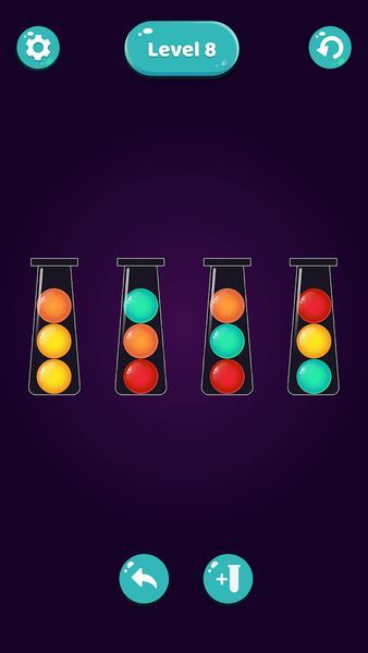Ball Sort Color: Fun Puz Game - Gameplay image of android game