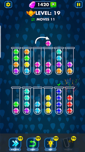 Ball Sort: Color Puzzle Games - Gameplay image of android game