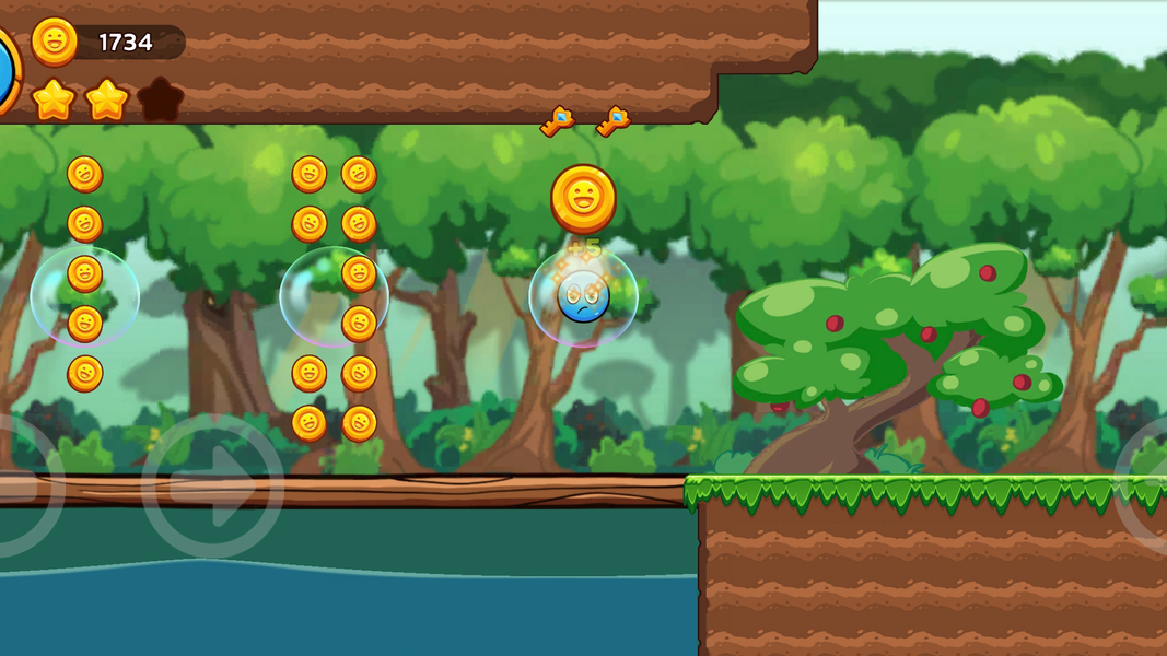 Ball Hero: Red Bounce & Roll - Gameplay image of android game